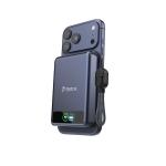 Baterie externa portabila BMX SolidSafe 10K Solid-State, 10000 mAh, 30W, Incarcare Wireless 15W, Display LCD, USB-C, Albastru 3 - lerato.ro