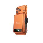 Baterie externa portabila BMX SolidSafe 10K Solid-State, 10000 mAh, 30W, Incarcare Wireless 15W, Display LCD, USB-C, Portocaliu 4 - lerato.ro