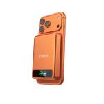 Baterie externa portabila BMX SolidSafe 10K Solid-State, 10000 mAh, 30W, Incarcare Wireless 15W, Display LCD, USB-C, Portocaliu 5 - lerato.ro