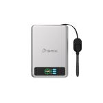 Baterie externa portabila BMX SolidSafe 10K Solid-State, 10000 mAh, 30W, Incarcare Wireless 15W, Display LCD, USB-C, Silver 2 - lerato.ro