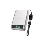 Baterie externa portabila BMX SolidSafe 10K Solid-State, 10000 mAh, 30W, Incarcare Wireless 15W, Display LCD, USB-C, Silver 4 - lerato.ro