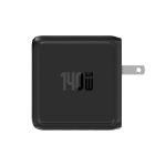 Incarcator retea BMX GaNsta, 140W, 5A, 3x USB-C, 1x USB-A, Fast Charging, Display LCD, Adaptoare priza incluse, Negru 5 - lerato.ro