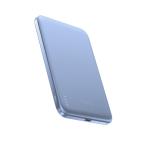 Baterie externa BMX SolidSafe Air Titanium, 5000mAh, Compatibila MagSafe, Incarcare Wireless 15W, USB-C, Albastru 2 - lerato.ro