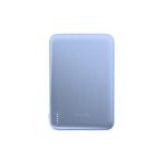 Baterie externa BMX SolidSafe Air Titanium, 5000mAh, Compatibila MagSafe, Incarcare Wireless 15W, USB-C, Albastru 4 - lerato.ro