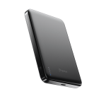 Baterie externa BMX SolidSafe Air Titanium, 10000mAh, Compatibila MagSafe, Incarcare Wireless 25W, USB-C, Negru 3 - lerato.ro