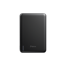 Baterie externa BMX SolidSafe Air Titanium, 10000mAh, Compatibila MagSafe, Incarcare Wireless 25W, USB-C, Negru