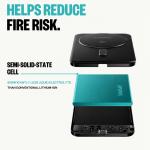 Baterie externa BMX SolidSafe Air Titanium, 10000mAh, Compatibila MagSafe, Incarcare Wireless 25W, USB-C, Negru 20 - lerato.ro
