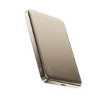 Baterie externa BMX SolidSafe Air, 10000mAh, Compatibila MagSafe, Incarcare Wireless 25W, USB-C, Gold 3 - lerato.ro