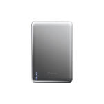 Baterie externa BMX SolidSafe Air Titanium, 10000mAh, Compatibila MagSafe, Incarcare Wireless 25W, USB-C, Silver 2 - lerato.ro