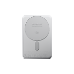 Baterie externa BMX SolidSafe Air Titanium, 10000mAh, Compatibila MagSafe, Incarcare Wireless 25W, USB-C, Silver 6 - lerato.ro