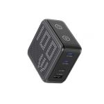 Incarcator retea BMX GaNsta Pixel Display Charger, 1x USB-A, 3x USB-C, 100W, Gri 5 - lerato.ro