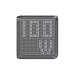 Incarcator retea BMX GaNsta Pixel Display Charger, 1x USB-A, 3x USB-C, 100W, Gri 7 - lerato.ro