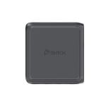Incarcator retea BMX GaNsta Pixel Display Charger, 1x USB-A, 3x USB-C, 100W, Gri 8 - lerato.ro