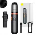Aspirator wireless Baseus A2 Pro, 6000Pa, 2000 mAh, 65dB, 80W, USB-C, Cablu incarcare inclus, Negru 7 - lerato.ro