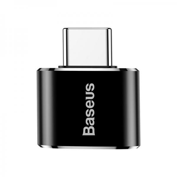 Adaptor Baseus USB - USB-C, 2.4A, Negru 1 - lerato.ro