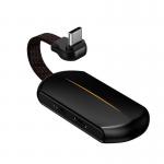 Adaptor Baseus GAMO L49, 3 in 1, tata USB-C la 2x mama USB-C si jack 3.5 mm, Quick Charge 18W, Negru 7 - lerato.ro