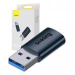 Adaptor Baseus Mini OTG Ingenuity, USB 3.1 la USB-C, 10 Gbps, Albastru 6 - lerato.ro