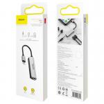 Adaptor Baseus L52, 3 in 1, tata Lightning la 2x mama Lightning si jack 3.5 mm, 2A, Silver 3 - lerato.ro