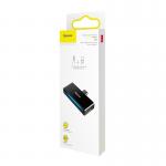 Adaptor Baseus L57, tata USB-C la mama USB-C si jack 3.5 mm, Quick Charge 3.0, 2A, Negru 7 - lerato.ro