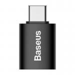Adaptor USB-C la USB Baseus OTG Ingenuity, 10 Gbps, Negru