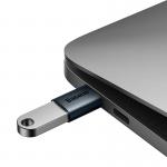 Adaptor USB-C la USB Baseus OTG Ingenuity, 10 Gbps, Albastru