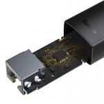 Adaptor de retea extern Baseus Lite Series, USB-C la RJ45, Viteza de pana la 100 Mbps, Negru 7 - lerato.ro