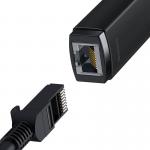 Adaptor de retea extern Baseus Lite Series, USB la RJ45, Viteza de pana la 1000 Mbps, Negru 4 - lerato.ro