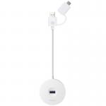 Adaptor HUB 5-in-1 Baseus USB/USB-C - 1x USB 3.0, 3x USB 2.0, 1x Micro-USB, 12cm, Alb 6 - lerato.ro