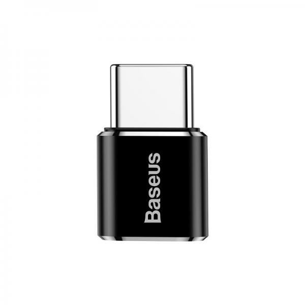 Adaptor Baseus Micro-USB - USB Type-C Negru