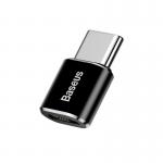 Adaptor Baseus Micro-USB - USB Type-C Negru