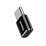 Adaptor Baseus Micro-USB - USB Type-C Negru 3 - lerato.ro