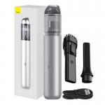 Aspirator wireless Baseus A3, 15000Pa, 75dB, 135W, USB-C, Accesorii incluse, Argintiu 6 - lerato.ro