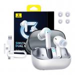 Casti wireless TWS Baseus AeQur G10, Bluetooth 5.3, 400 mAh, USB-C, Alb 8 - lerato.ro