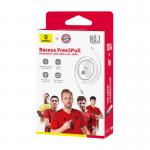 Cablu pentru incarcare si transfer de date Baseus Free2Pull, 2x USB-C, 100W, 1m, Alb, Bayern Edition 8 - lerato.ro