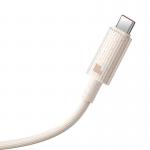 Cablu pentru incarcare si transfer date Baseus Habitat Series, 2x USB-C, 100W, Fast Charging, 1m, Roz 6 - lerato.ro