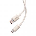 Cablu pentru incarcare si transfer date Baseus Habitat Series, USB/USB-C, 100W, Fast Charging, 1m, Roz 5 - lerato.ro