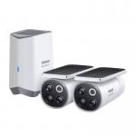 Camera de supraveghere Baseus S1 Pro Dual, Exterior, 3K, Aplicatie dedicata, Alb 2 - lerato.ro