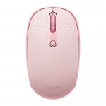 Mouse universal Baseus F01B Tri-mode 2.4G, Wireless, Bluetooth 5.0, USB, 1600 DPI, 3 Butoane, Pink 2 - lerato.ro