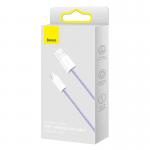 Cablu pentru incarcare si transfer de date Baseus Dynamic 2, USB/Lightning, 2.4A, 2m, Mov 5 - lerato.ro