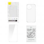 Kit protectie Baseus Corning 2in1, Carcasa si Folie Ecran, compatibil cu iPhone 13 Pro, Transparent 9 - lerato.ro