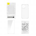 Kit protectie Baseus Corning 2in1, Carcasa si Folie Ecran, compatibil cu iPhone 12 Pro, Transparent 9 - lerato.ro