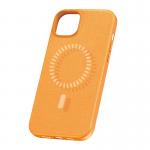 Carcasa magnetica Baseus Fauxther compatibila cu iPhone 15, Portocaliu 2 - lerato.ro