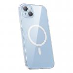Kit protectie Magnetic Crystal Series 2in1, Carcasa si Folie Ecran, compatibil cu iPhone 14 Plus, Transparent 4 - lerato.ro