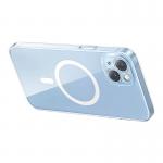 Kit protectie Magnetic Crystal Series 2in1, Carcasa si Folie Ecran, compatibil cu iPhone 14 Plus, Transparent 5 - lerato.ro