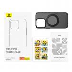 Carcasa Baseus SkyRing 360° cu suport si MagSafe compatibila cu iPhone 13/14, Negru 3 - lerato.ro
