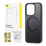 Kit protectie Baseus SkyRing 360° 3in1, Carcasa, Folie Ecran si Kit pentru curatare, compatibil cu iPhone 14 Pro, Violet 5 - lerato.ro