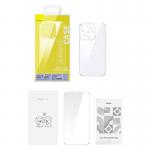 Kit protectie Baseus SuperCeramic 2in1, Carcasa si Folie Ecran, compatibil cu iPhone 14 Plus, Clear 8 - lerato.ro