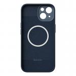 Kit protectie Baseus, Carcasa Liquid Silica si Folie Ecran, compatibil cu iPhone 14 Plus, Albastru 4 - lerato.ro