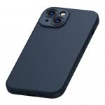 Kit protectie Baseus, Carcasa Liquid Silica si Folie Ecran, compatibil cu iPhone 14 Plus, Albastru 8 - lerato.ro