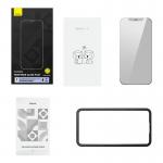 Folie sticla securizata Baseus Privacy compatibila cu iPhone 12 Pro Max, Transparent 7 - lerato.ro